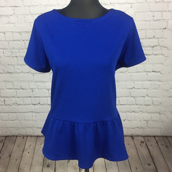 Elle Tops - Elle Plus Size Peplum Top